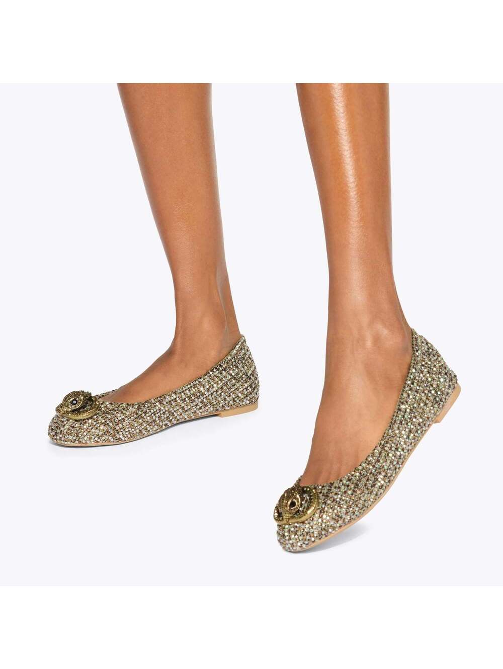 Kurt Geiger Chelsea Ballerina Beige Combination EU 39 / US 8